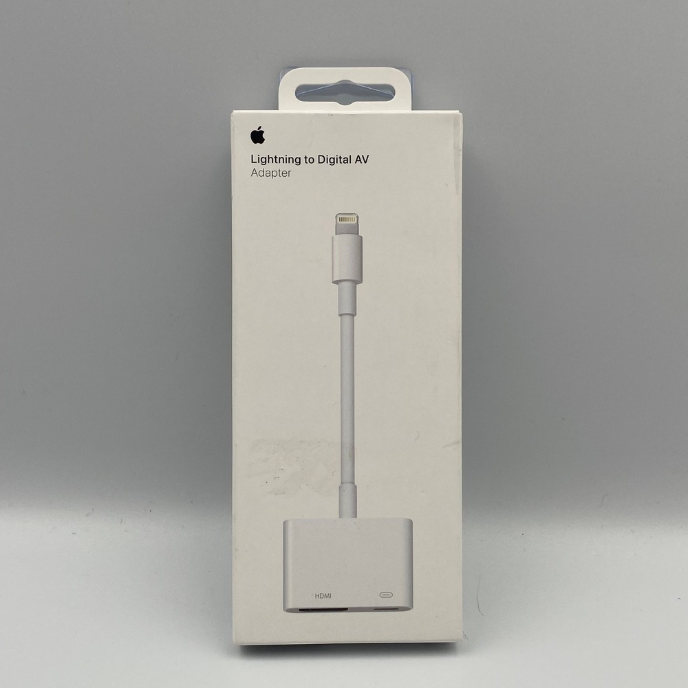 Genuine Apple Lightning to Digital AV Multiport Adapter White MW2P3AM/A (HDMI)